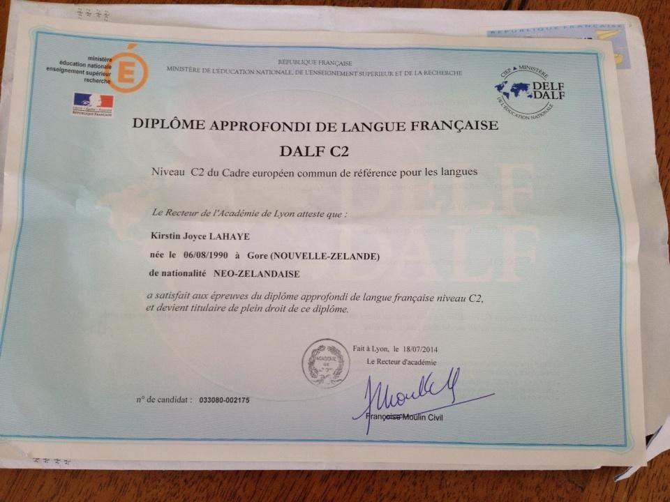Get a DALF certificate online